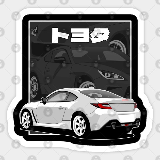 Toyota GR86 Japanese Comics Sticker by Rebellion Store